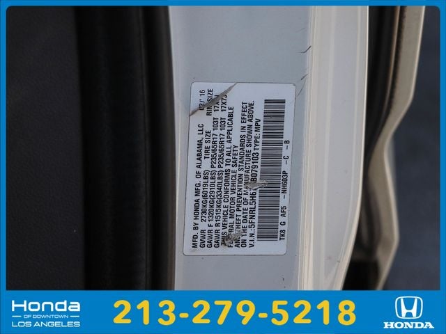 2016 Honda Odyssey EX-L