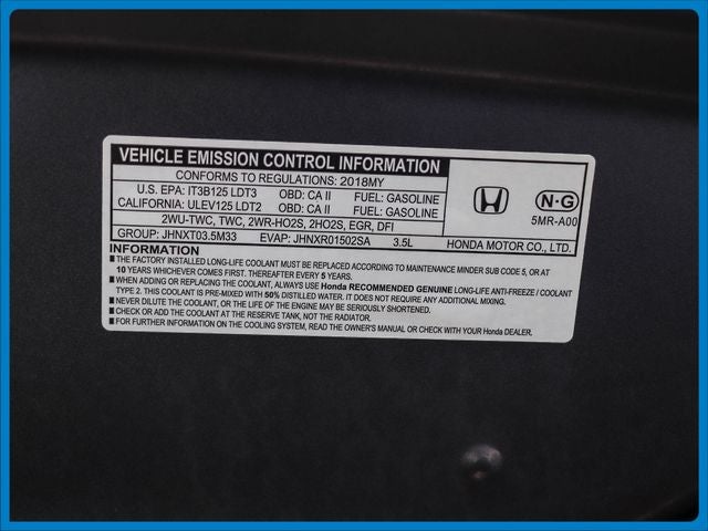 2018 Honda Odyssey LX