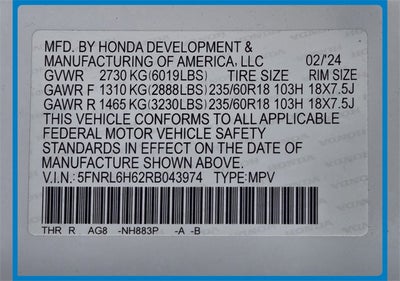 2024 Honda Odyssey EX-L