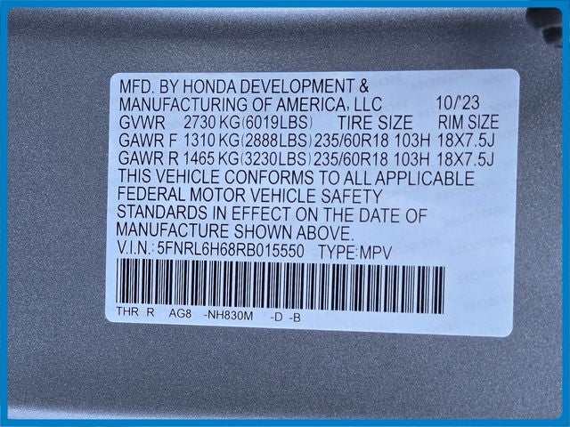 2024 Honda Odyssey EX-L