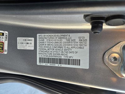 2023 Honda Odyssey Elite