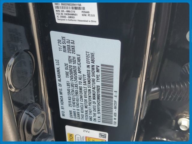 2021 Honda Pilot Special Edition