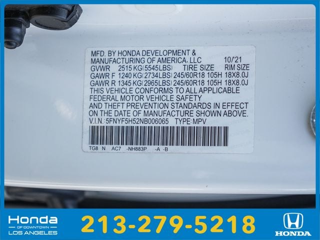 2022 Honda Pilot EX-L