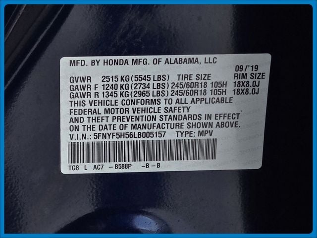 2020 Honda Pilot EX-L