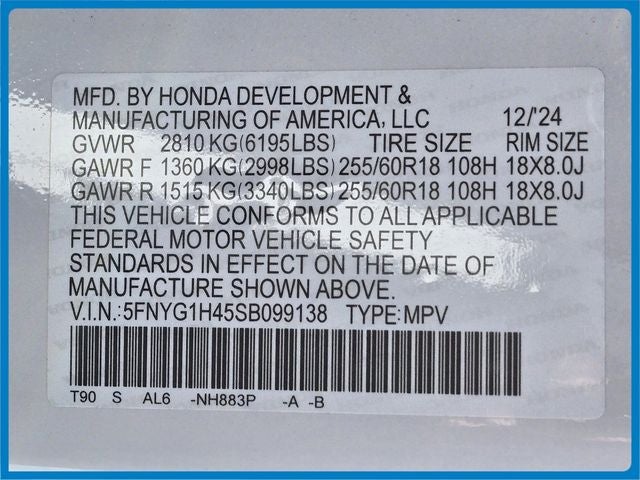 2025 Honda Pilot EX-L