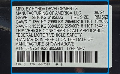 2025 Honda Pilot TrailSport