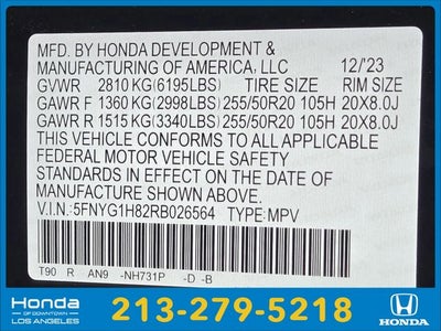 2024 Honda Pilot Elite