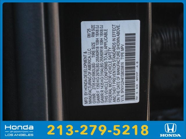 2025 Honda Pilot EX-L