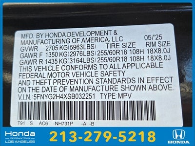 2025 Honda Pilot EX-L