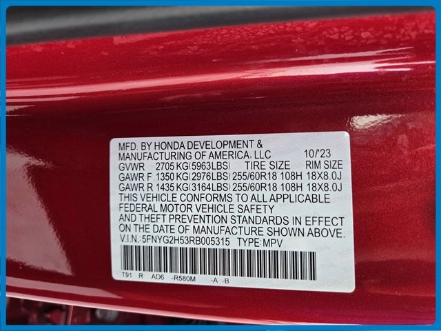 2024 Honda Pilot EX-L 7 Passenger