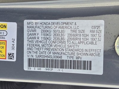 2025 Honda CR-V Hybrid Sport