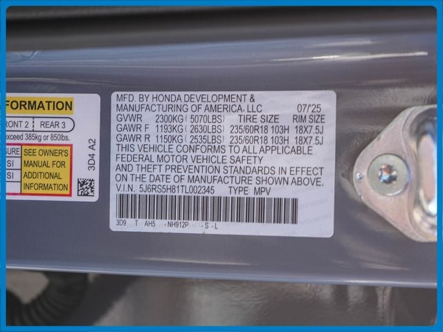 2026 Honda CR-V Hybrid Sport-L