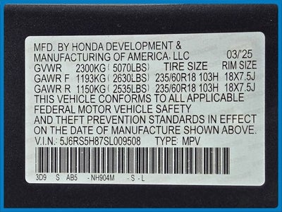 2025 Honda CR-V Hybrid Sport-L