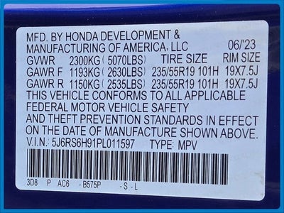 2023 Honda CR-V Hybrid Sport Touring