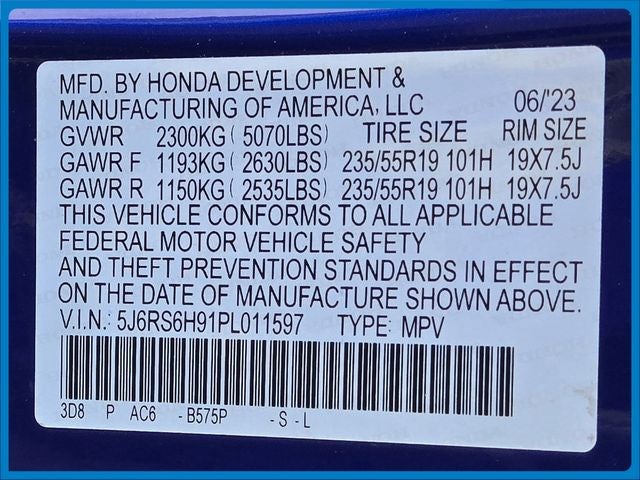 2023 Honda CR-V Hybrid Sport Touring