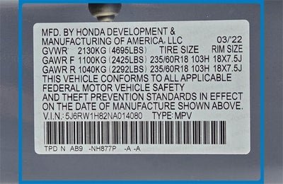 2022 Honda CR-V EX-L