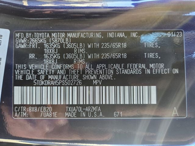 2023 Toyota Highlander XLE