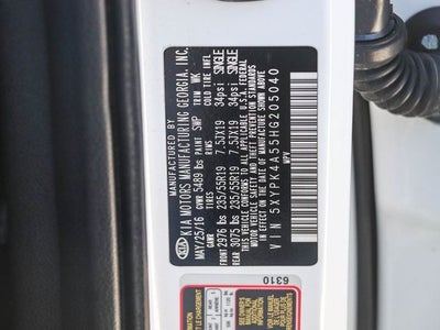 2017 Kia Sorento SX Limited