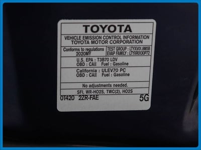 2020 Toyota Corolla LE