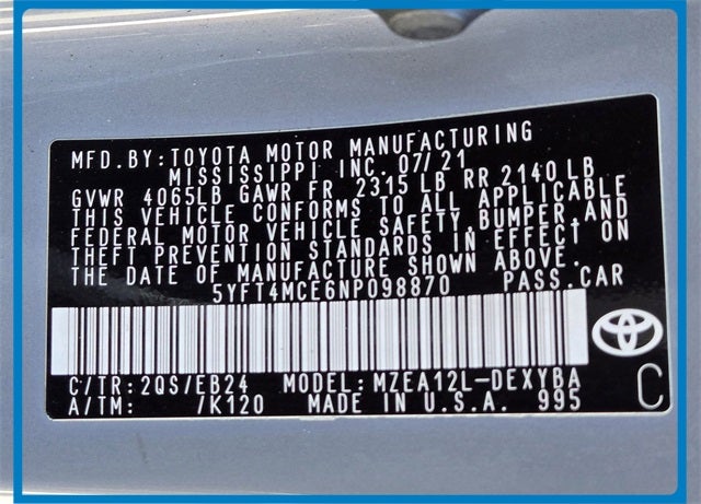 2022 Toyota Corolla APEX XSE