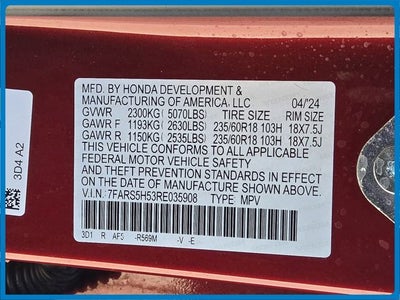 2024 Honda CR-V Hybrid Sport