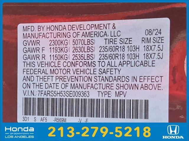 2025 Honda CR-V Hybrid Sport