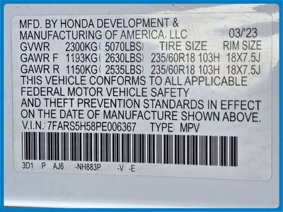 2023 Honda CR-V Hybrid Sport