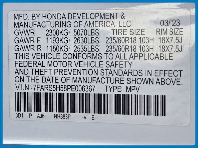 2023 Honda CR-V Hybrid Sport