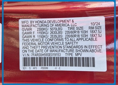 2025 Honda CR-V Hybrid Sport