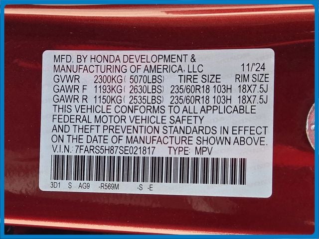 2025 Honda CR-V Hybrid Sport-L