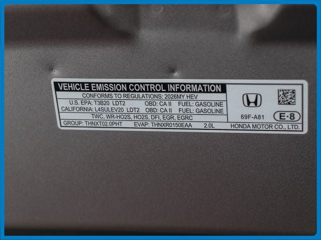 2026 Honda CR-V Hybrid Sport-L