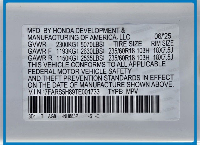 2026 Honda CR-V Hybrid Sport-L