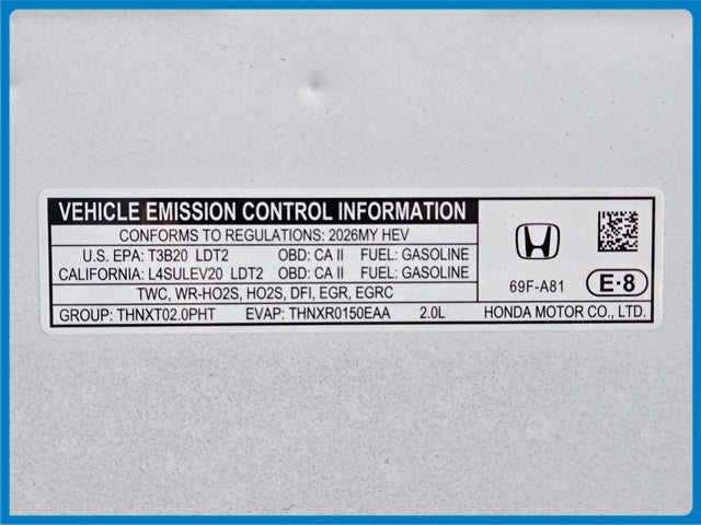 2026 Honda CR-V Hybrid Sport-L