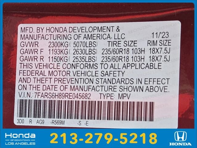 2024 Honda CR-V Hybrid Sport-L