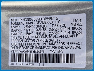 2025 Honda CR-V Hybrid Sport Touring