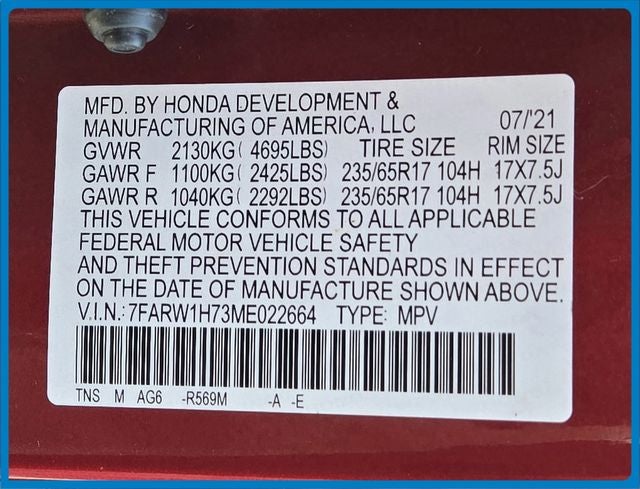 2021 Honda CR-V Special Edition