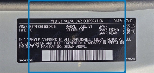 2020 Volvo S60 T5 Momentum