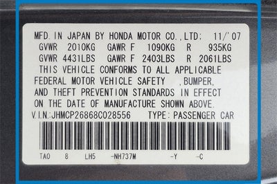 2008 Honda Accord EX-L 2.4