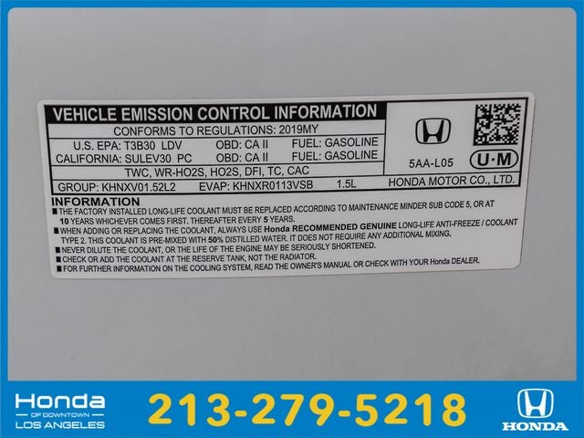 2019 Honda Civic Touring