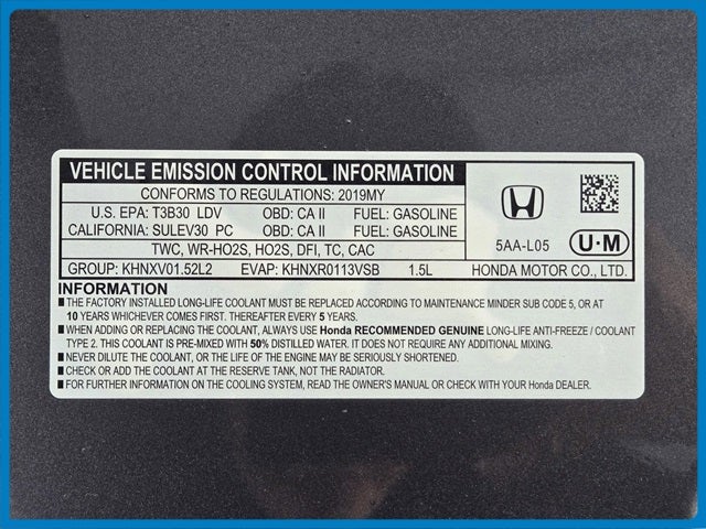 2019 Honda Civic Touring