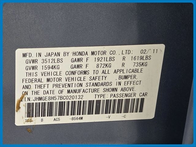 2011 Honda Fit Sport