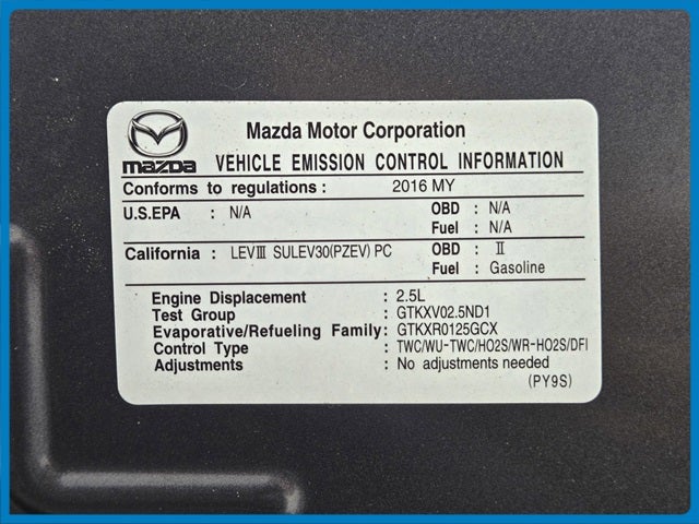 2016 Mazda Mazda6 i Grand Touring