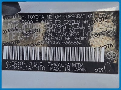 2013 Toyota Prius Two