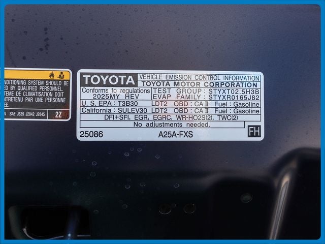 2025 Toyota RAV4 Hybrid XLE