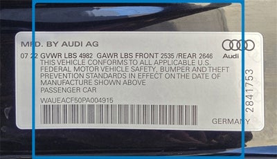 2023 Audi A5 Sportback quattro