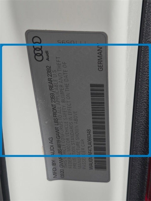 2020 Audi A4 40 Premium