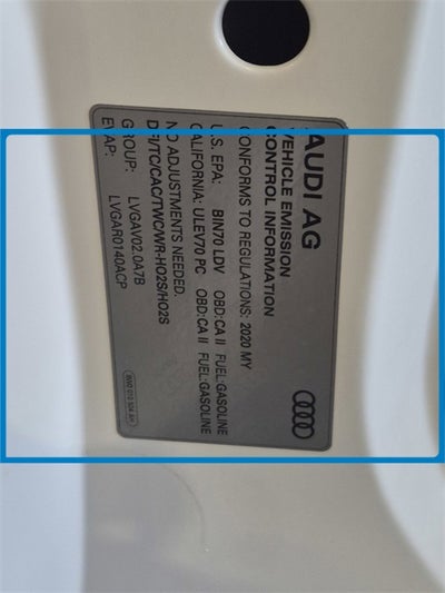 2020 Audi A4 40 Premium