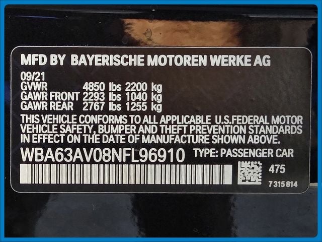 2022 BMW 4 Series 430i Gran Coupe