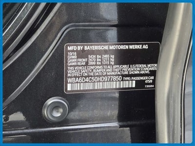 2017 BMW 6 Series 650i Gran Coupe