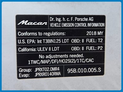 2018 Porsche Macan Base